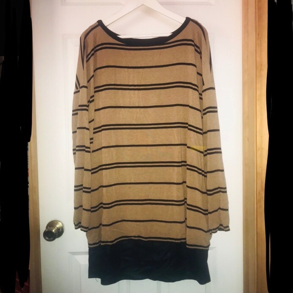 Bailey 44 layered dress w/faux leather skirt - Picture 1 of 6